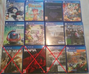 Hry pro Playstation 4. PS4 / PS5 hry viz seznam. Brno, pošta - 4