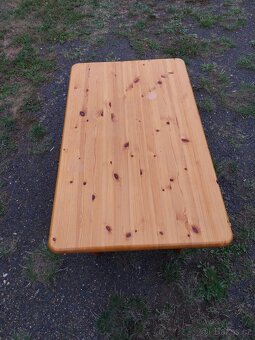 Prodam konferencni stolek - z masivu - boroviceice - 4