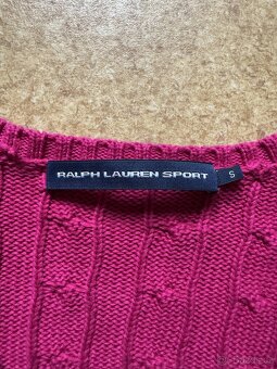 Ralph Lauren Polo růžový svetr - 4