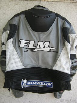 Moto kožená bunda FLM-POLO vel. L - 4