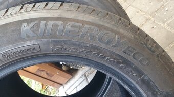 4x Zánovní Letní Pneu 205/60 R16 Hankook 2012 - 4