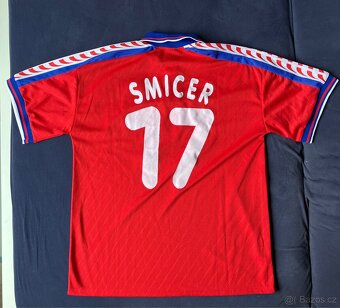 Czech Republic dres Puma 17 Smicer XL 96/97 - 4