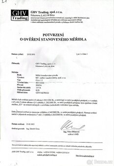 🧰 Měřicí transformátory proudu CLA 1.2 – 200/5 A, 3ks
 - 4