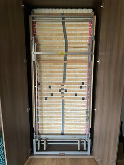 Sklopná postel 200x90 svislý mechanismus - 4