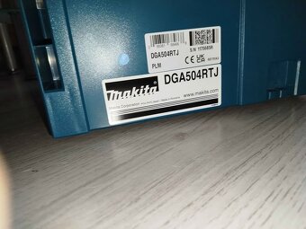 AKU bruska makita DGA504RTJ, 2x baterie a nabíječka - 4