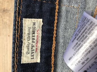 Levi’s 512 modré džíny panské - 4