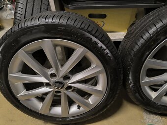 Alu kola Škoda Fabia III 5x100 r16, Originál,pneu 98%Pirelli - 4