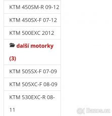 Plynove lanko na KTM - 4
