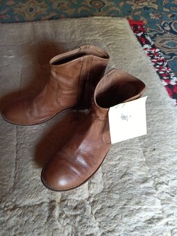 Kožené kotníkové boty - 4