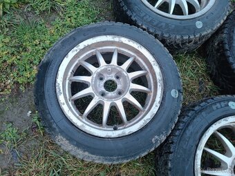 Hliníková dobová sada kol Strato 7x15" 4x100 zimní pneu - 4