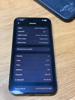 iPhone 14 Pro Max – 256 GB – Space Black (Vesmírně šedá) - 4