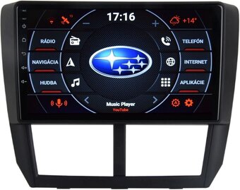 NISSAN + SUBARU autoradio Android DVD USB SD WIFI dotykove - 4