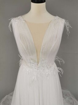 Luxusní nenošené svatební šaty, Windflower, 36 EU (S) - 4