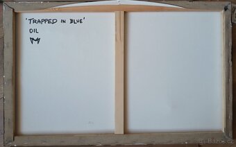 Obraz - Trapped in blue - Olejomalba - 4