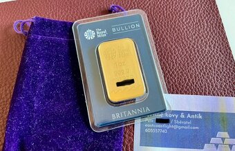 Zlatý Investiční slitek 1 Oz. Britannia Royal Mint - 4
