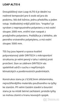 Prodám nový stan Loap - 4