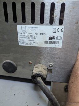 Gastro elektrická grilovací deska - 4
