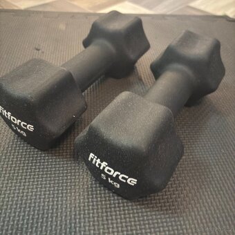 Fitforce jednoruční činky 2 x 4kg + 2 x 5 kg - 4