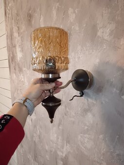 2x retro nástěnná lampa - 4