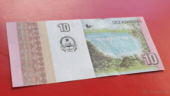 Bankovka ANGOLA 10 Kwanzas rok 2012 stav UNC - 4