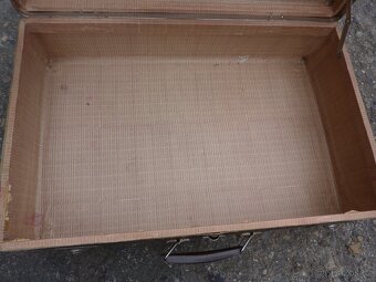 Retro cestovní kufr 60x38x17 cm - 4