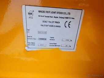 Paletovy vozik na 2500kg - 4