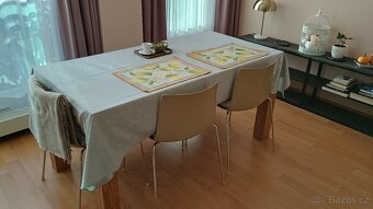 Jídelní stůl z teakového dřeva 160 × 80 × 78 cm – kvalitní p - 4