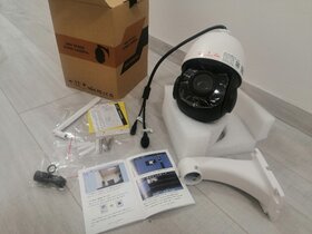 Bezpečnostní 4K-IP WIFI kamera 8MP PTZ/POE,CCTV,30X ZOOM PTZ - 4