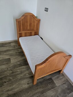 Dětská postýlka z masivu s matrací - 4
