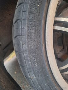 4x originální alu kola Ford 5x108 – 2x nové pneu (DOT 3723) - 4