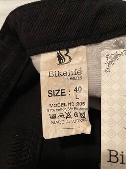 Černé džíny s širokými nohavicemi - 4