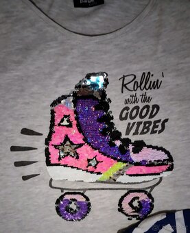 Dětske dívčí tričko 3 ks vel. 146 - 152 - 4