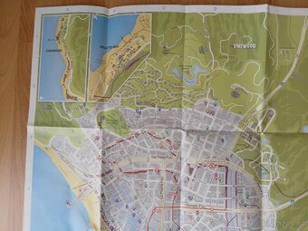 GTA V plakát - mapa Los Santos - 4