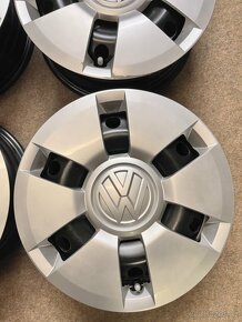 4x100 R14 plechové disky a Poklice originál VW Up - 4