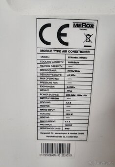 Mobilní klimatizace MeRox - 4