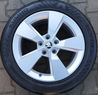 Disky originální Škoda Yeti, Octavia Scout 5x112 R17 Erebus - 4
