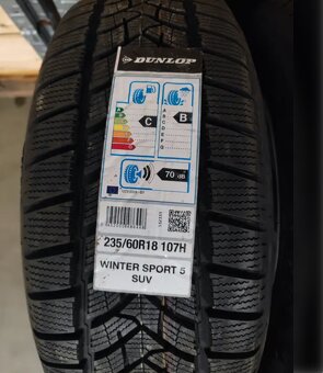 Zimní pneu 235/60/18 R18 Dunlop - nepoužito - 4