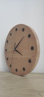 Dřevěné hodiny BUK 25cm - 4