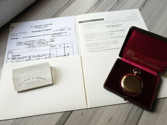 A. Lange & Söhne, ráže 75, s originální krabičkou, certifiká - 4