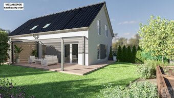 Stavební pozemek 655m2 s povolením na dvojdům 2x 4+1 Choťánk - 4