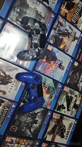 Konzole Sony playstation4 včetně kabelů,ovladačů a 38 her - 4