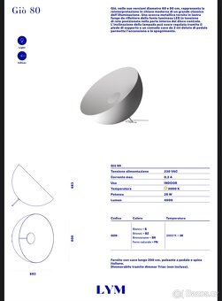 Designová lampa. Italsky výrobce. - 4