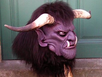 KRAMPUS maska ČERNÝHO ĎÁBLA- PRODÁNO - 4