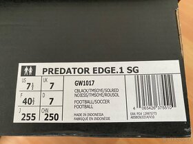Kopačky Adidas Predator Edge 1 SG vel.40.2/3 - 4