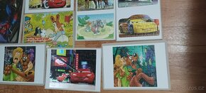 Puzzle Scooby Doo, Blesk Mc Qeen, Šmoulové, Spiderman a jiné - 4