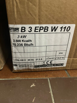Elektrické topení s ventilátorem MASTER B3 EPB W110 - 4
