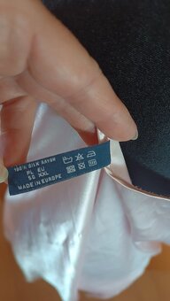 Hedvábná růžová noční košilka vel 50/XXL - 4