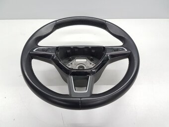 Tříramenný multifunk. volant Fabia III 5E0419091AG TOP stav - 4