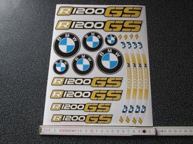 Samolepky BMW R1200GS 5archů - 4