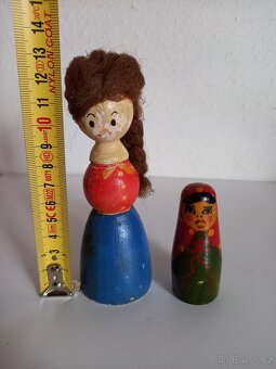 Dřevěné malované figurky, mix dřevěných hraček - 4